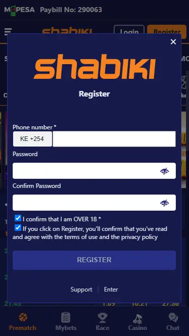 shabiki-reg-form